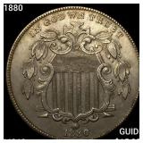 1880 Shield Nickel UNCIRCULATED