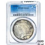 1934-D Silver Peace Dollar PCGS MS64
