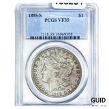 1895-S Morgan Silver Dollar PCGS CF35