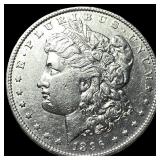 1896-S Silver Morgan Dollar CHOICE AU