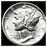 1943-S Silver Mercury Dime UNCIRCULATED