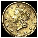 1853 Gold $1 Type 1 LIGHTLY CIRCULATED