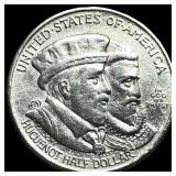 1924 Silver Huguenot Half Dollar HIGH GRADE
