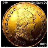 1799 Sm Stars Obv $10 Gold Eagle UNCIRCULATED