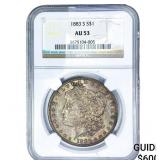 1883-S Morgan Silver Dollar NGC AU53