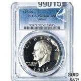 1972-S Eisenhower Dollar PCGS PR70 DCAM Silver