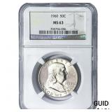 1960 Franklin Half Dollar NGC MS63