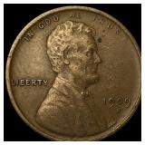 1909-S Lincoln Wheat Cent CLOSELY UNCIRCULATED