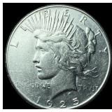 1923-S Silver Peace Dollar CLOSELY UNCIRCULATED