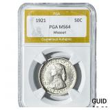 1921 Missouri Half Dollar PGA MS64