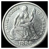1886 Seated Liberty Dime UNCIRCULATED