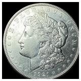 1921-D Silver Morgan Dollar CHOICE AU