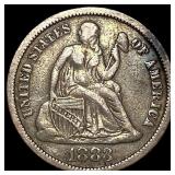 1883 Seated Liberty Dime NEARLY UNCIRCULATED