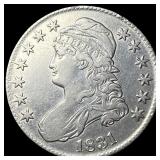 1831 Capped Bust Silver Half Dollar CLOSELY UNCIRC