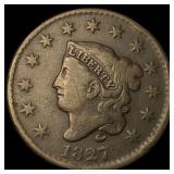 1827 Large Cent LIGHTLY CIRCULATED