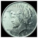 1924 Silver Peace Dollar CHOICE BU
