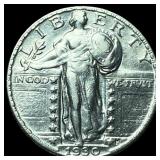 1930-S Silver Standing Liberty Quarter UNCIRCULATE