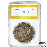 1899 Morgan Silver Dollar PGA F15
