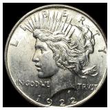 1922 Silver Peace Dollar UNCIRCULATED