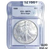 1999 Silver Eagle ICG MS70