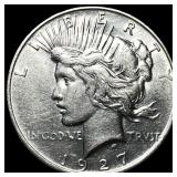 1927 Peace Silver Dollar CLOSELY UNCIRCULATED