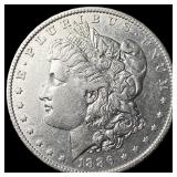 1886-O Silver Morgan Dollar CHOICE AU
