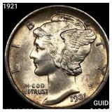 1921 Mercury Dime CHOICE BU FSB