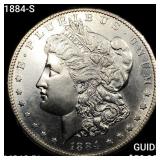 1884-S Morgan Silver Dollar UNCIRCULATED PL