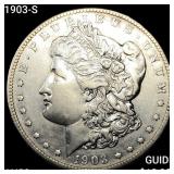 1903-S Morgan Silver Dollar CHOICE AU
