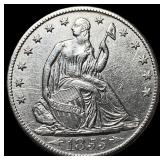 1855-O Silver Half Dollar CLOSELY UNCIRCULATED
