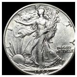 1944-D Silver Half Dollar CHOICE AU