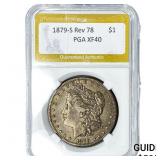 1879-S Rev 78 Morgan Silver Dollar PGA XF40