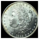 1885-O Silver Morgan Dollar GEM BU