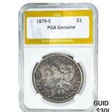 1879-S Morgan Silver Dollar PGA Genuine
