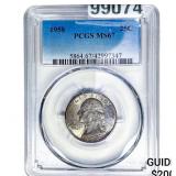 1958 Washington Silver Quarter PCGS MS67