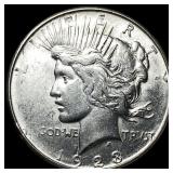 1923 Silver Peace Dollar CHOICE AU