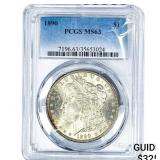 1890 Morgan Silver Dollar PCGS MS63