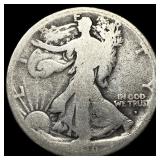1916-D Walking Liberty Half Dollar NICELY  CIRCUL