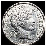 1916 Barber Dime UNCIRCULATED