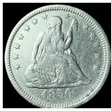 1856 Seated Liberty Quarter HIGH GRADE