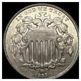 1866 Shield Nickel UNCIRCULATED