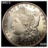 1892-S Morgan Silver Dollar CHOICE BU