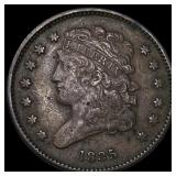 1835 Classic Head Half Cent NEARLY  UNCIRCULATED