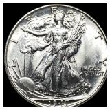 1947-S Silver Walking Liberty Half Dollar UNCIRCUL
