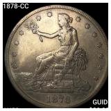 1878-CC Silver Trade Dollar CLOSELY UNCIRCULATED