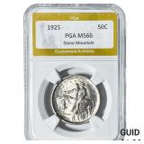 1925 Stone Mountain Half Dollar PGA MS66