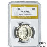 1946-S Booker T Half Dollar PGA MS67