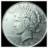 1934 Silver Peace Dollar CLOSELY UNCIRCULATED