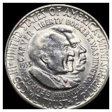 1953-S Silver Booker T. Washington/Carver Half Dol