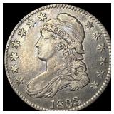 1833 Silver Capped Bust Half Dollar CLOSELY UNCIRC